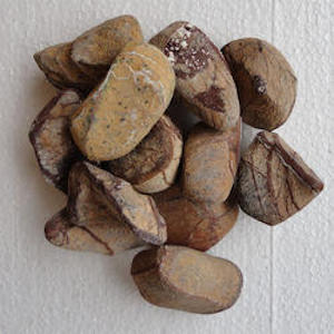 Rainforest Brown Indian Pebble Exporter Rachana Stones