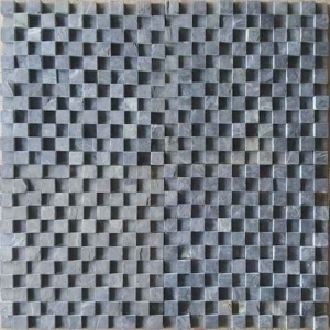 BLACK MOSAIC 3D PATTERN SUPPLIER RACHANA STONES INDIA