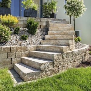 Block Steps stone manufacturer suplier exporter Rachana Stones India