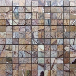 MARBLE-Rainforest-Brown-Mosaic-Polished-6x636-pcs-per-mesh-pattern-374x375
