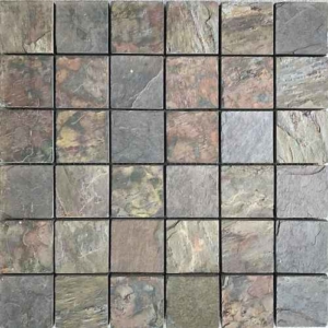 kund multi mosaic 48x48mm Mosaic Stone Supplier Rachana Stones india